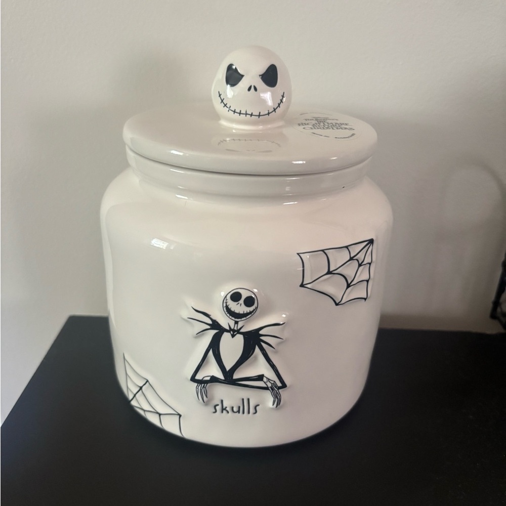 Rae Dunn Halloween Nightmare Before Christmas Cookie Jar